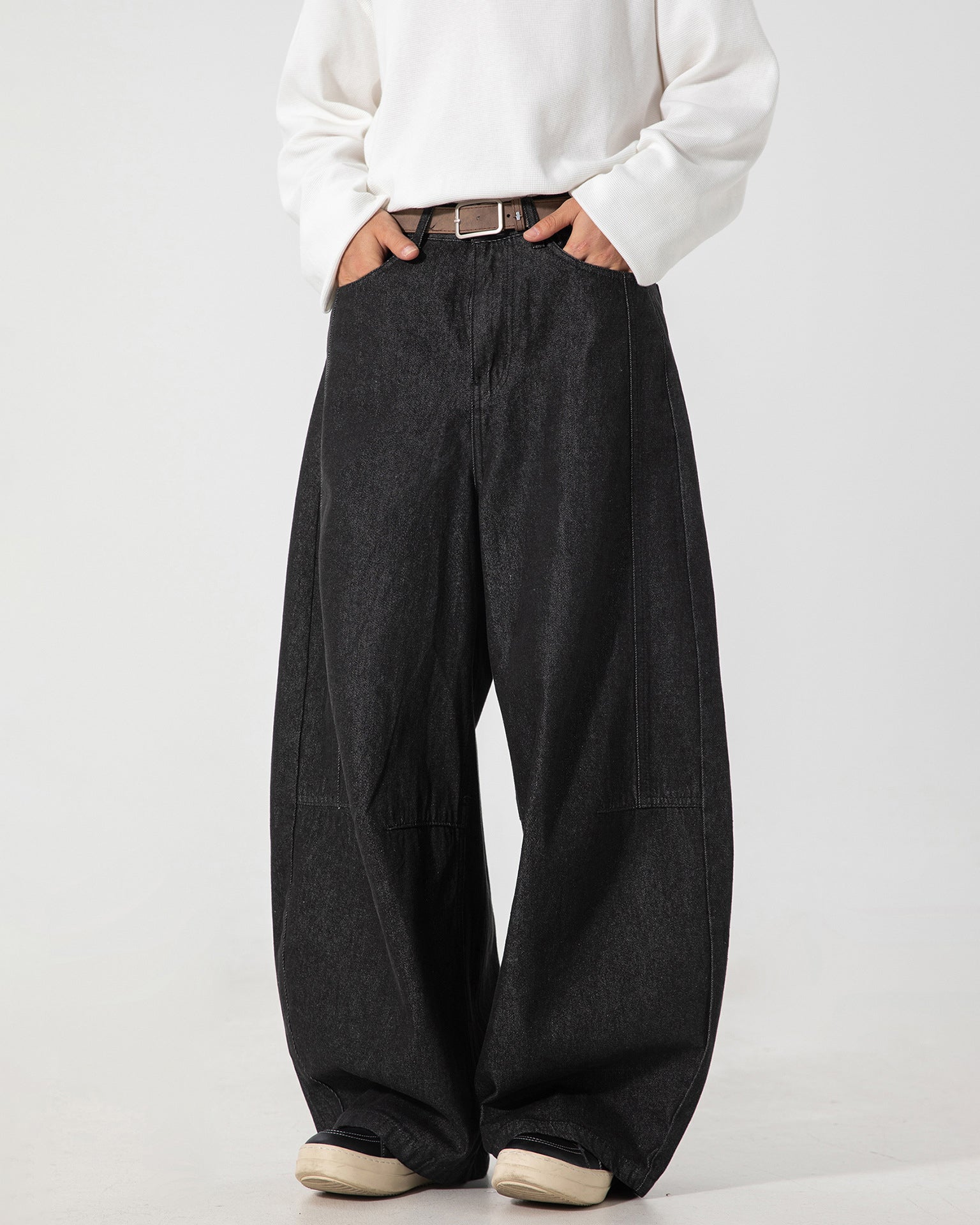 American Vintage Raw Denim Scimitar Jeans