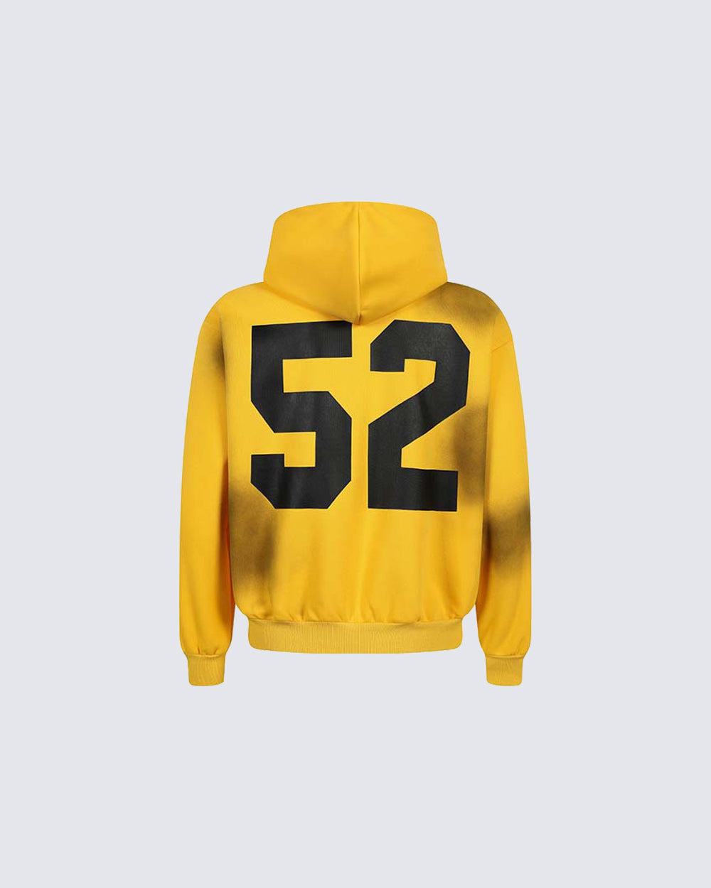 Spray-Dyed Distressed Zip-Up Hoodie