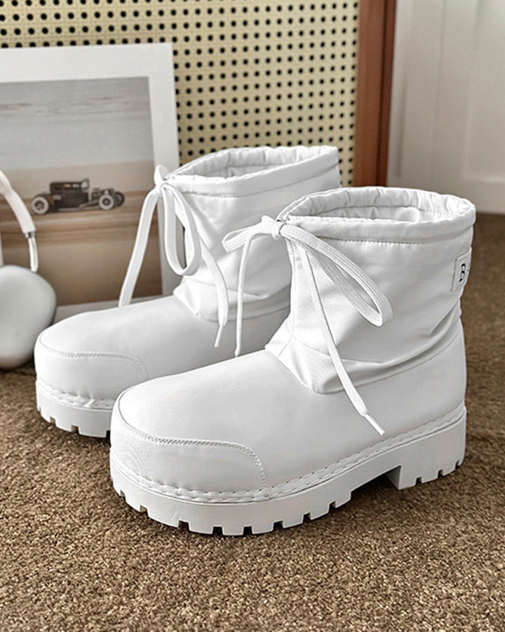 Chunky Platform Snow Boots