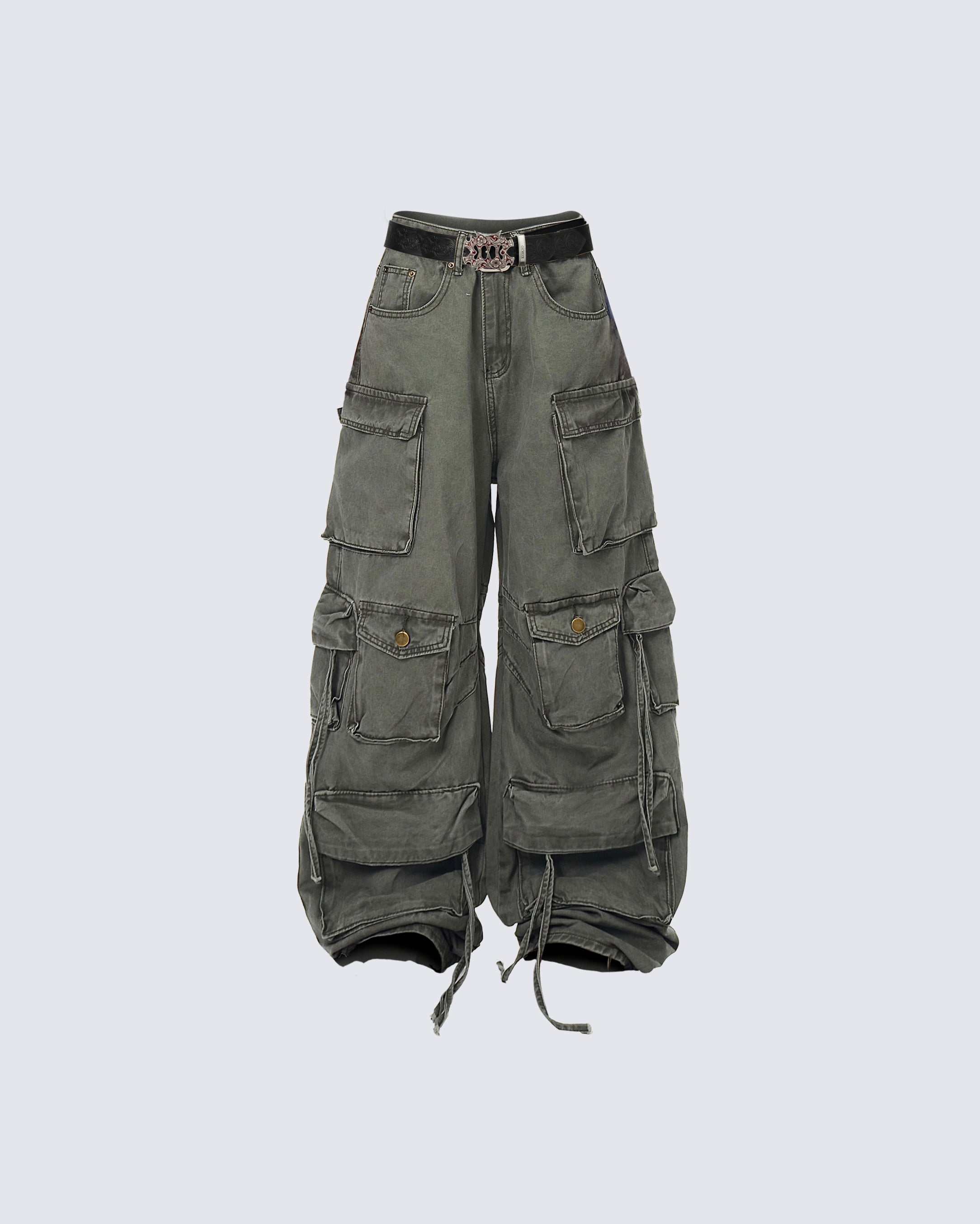 Multi-Pocket Utility Cargo Pants