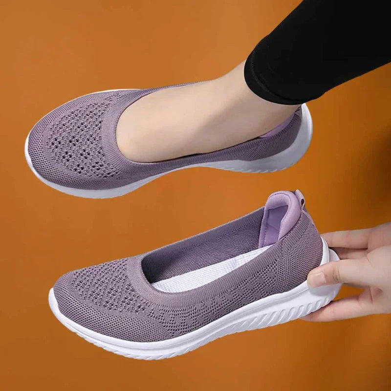 Bunion Slip-On Mesh Shoes for Women — Wide Toe Box, Removable Insole