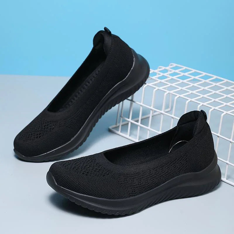 Bunion Slip-On Mesh Shoes for Women — Wide Toe Box, Removable Insole