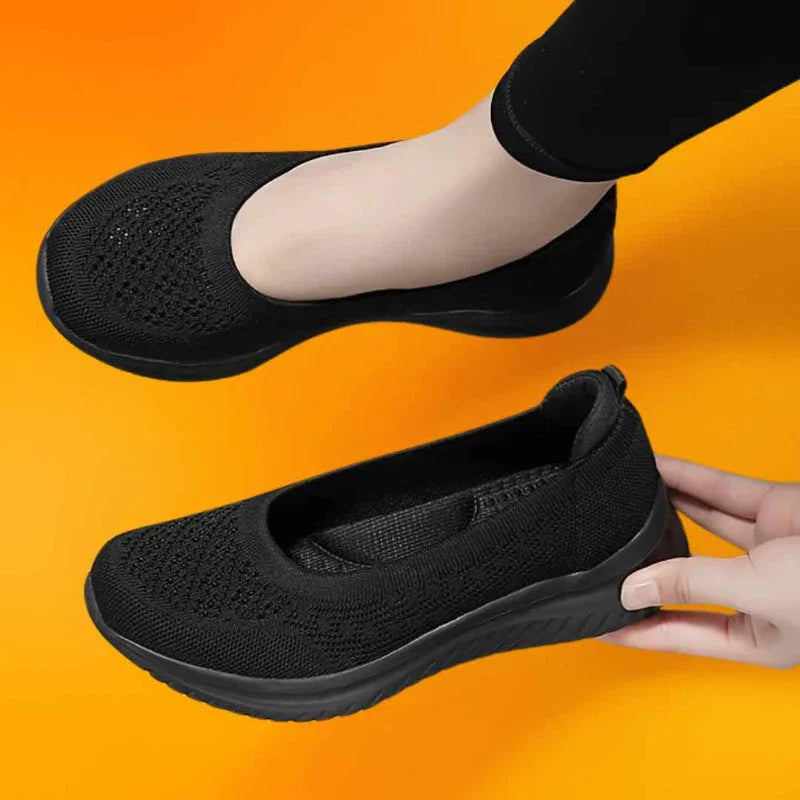 Bunion Slip-On Mesh Shoes for Women — Wide Toe Box, Removable Insole