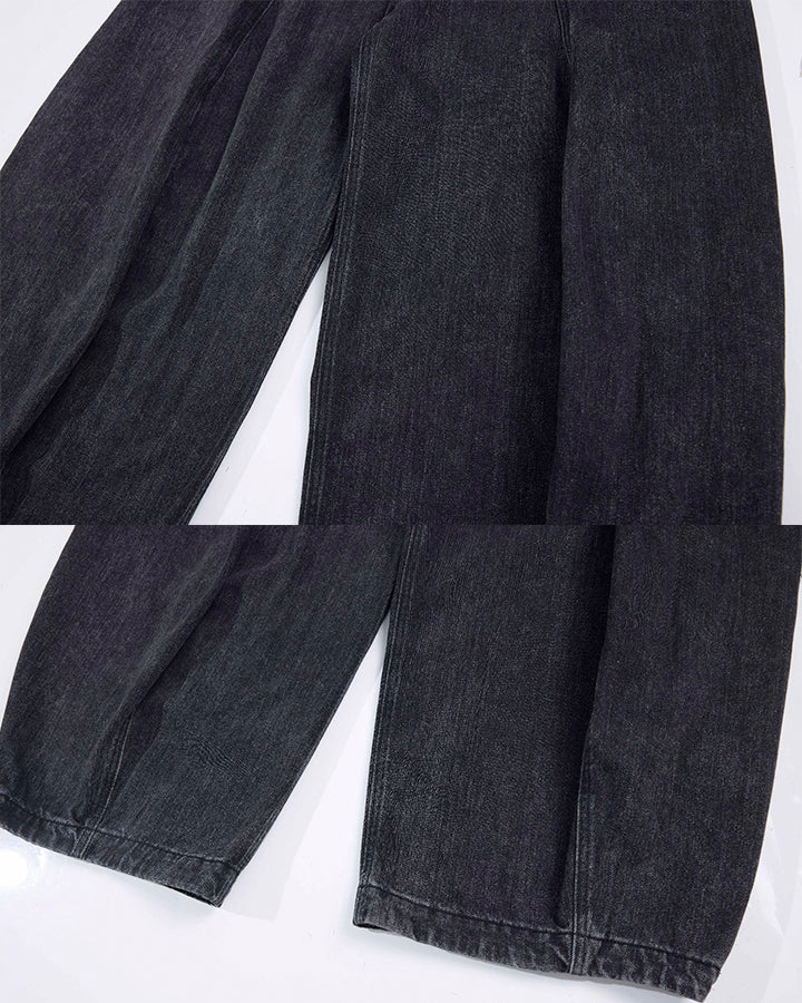 Winter New Vintage Balloon Wide-Leg Jeans