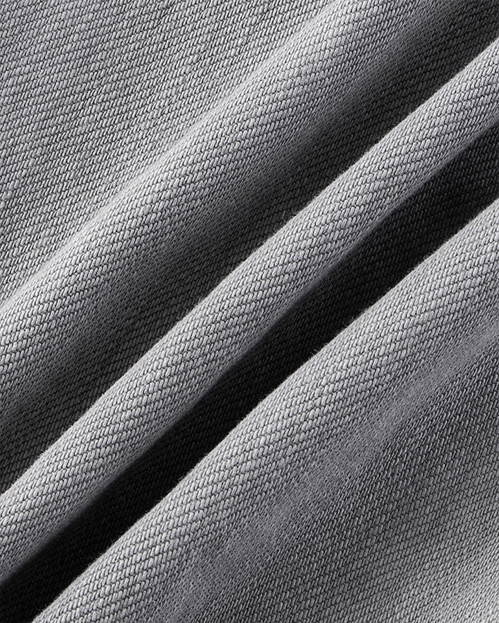 Washed Grey Multi-Pocket Cargo Pants