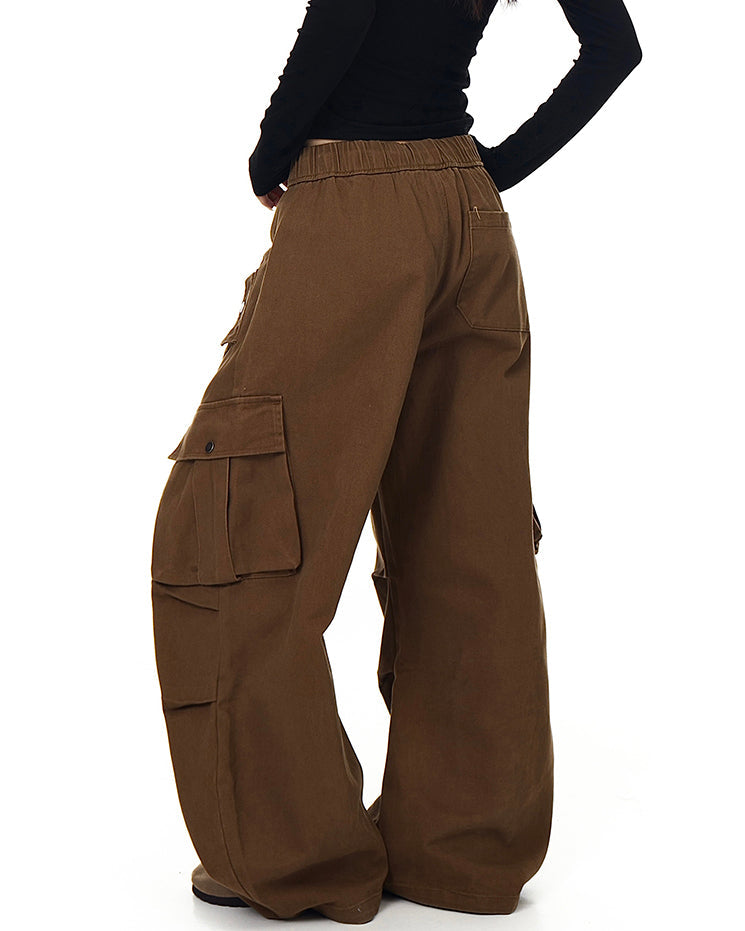 100% Cotton Multi-Pocket Cargo Pants