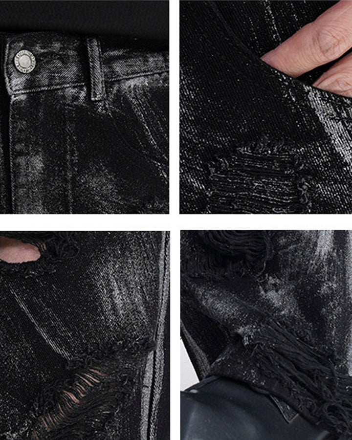 Black Rock Style Denim Pants