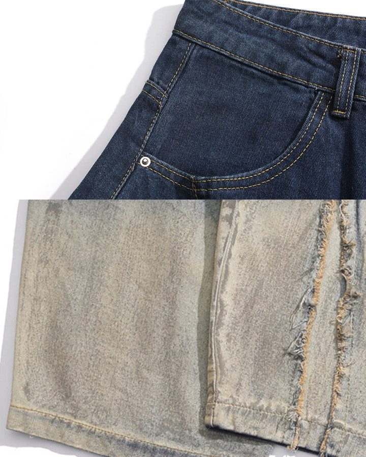 Heavy Design Studded Wide-Leg Pants