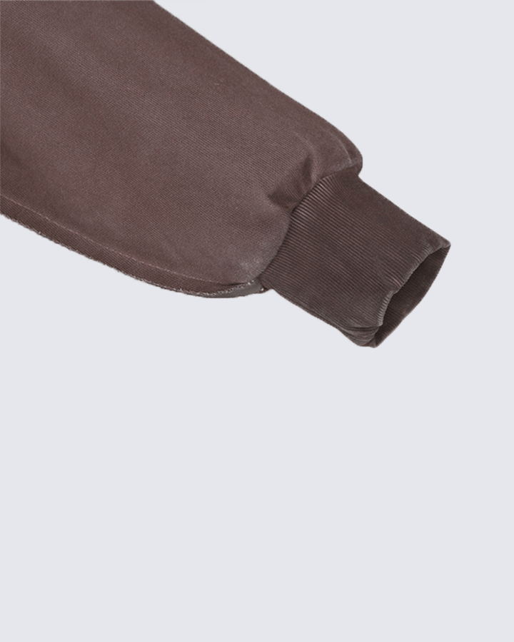 Washed Stitch Detail Oversized Hoodie