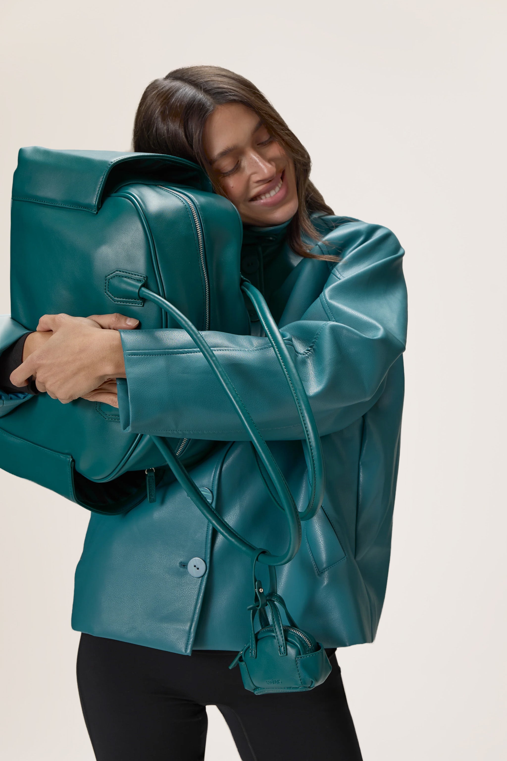 Junk Bowling Bag in Dark Cyan