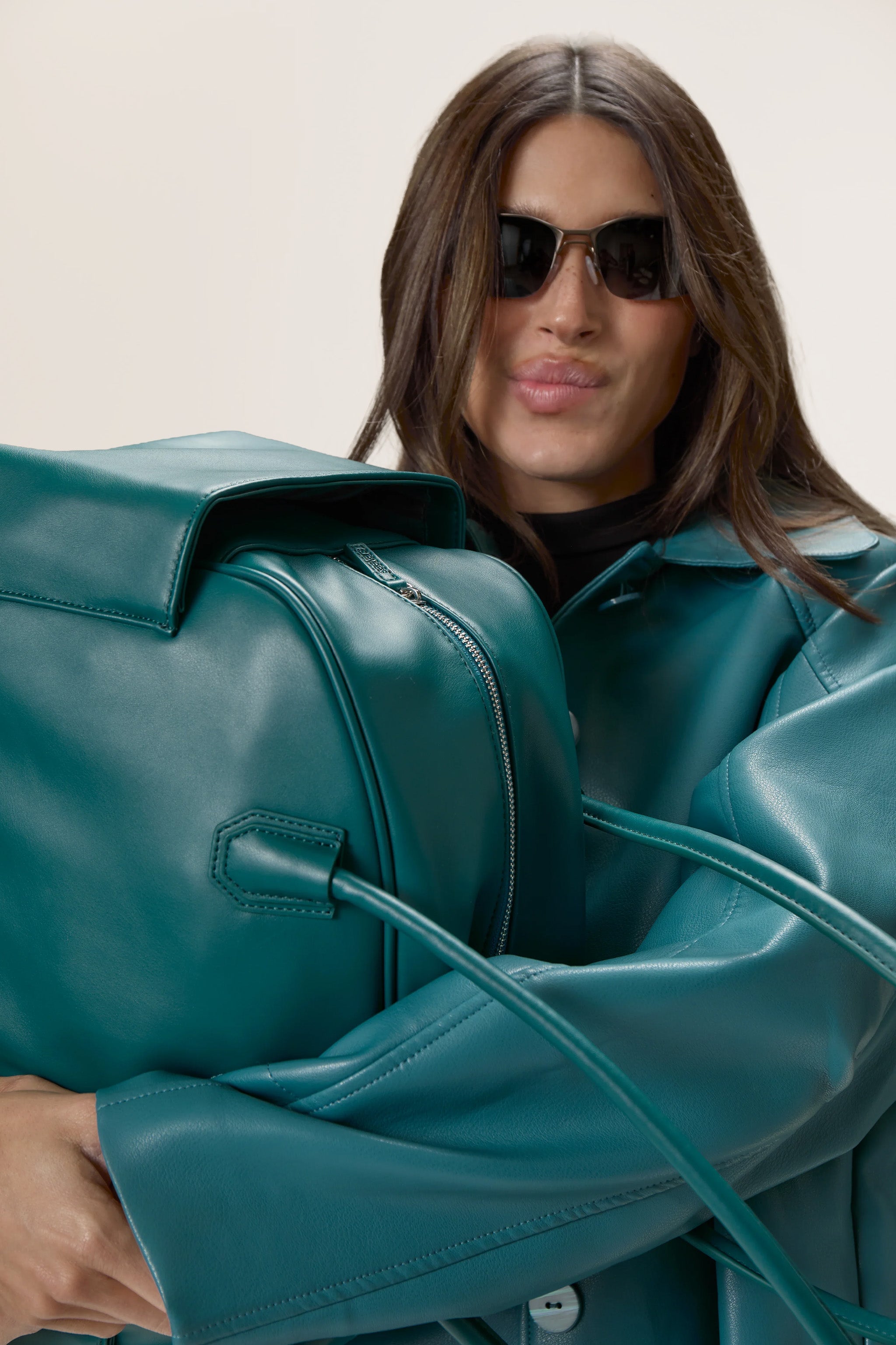 Junk Bowling Bag in Dark Cyan
