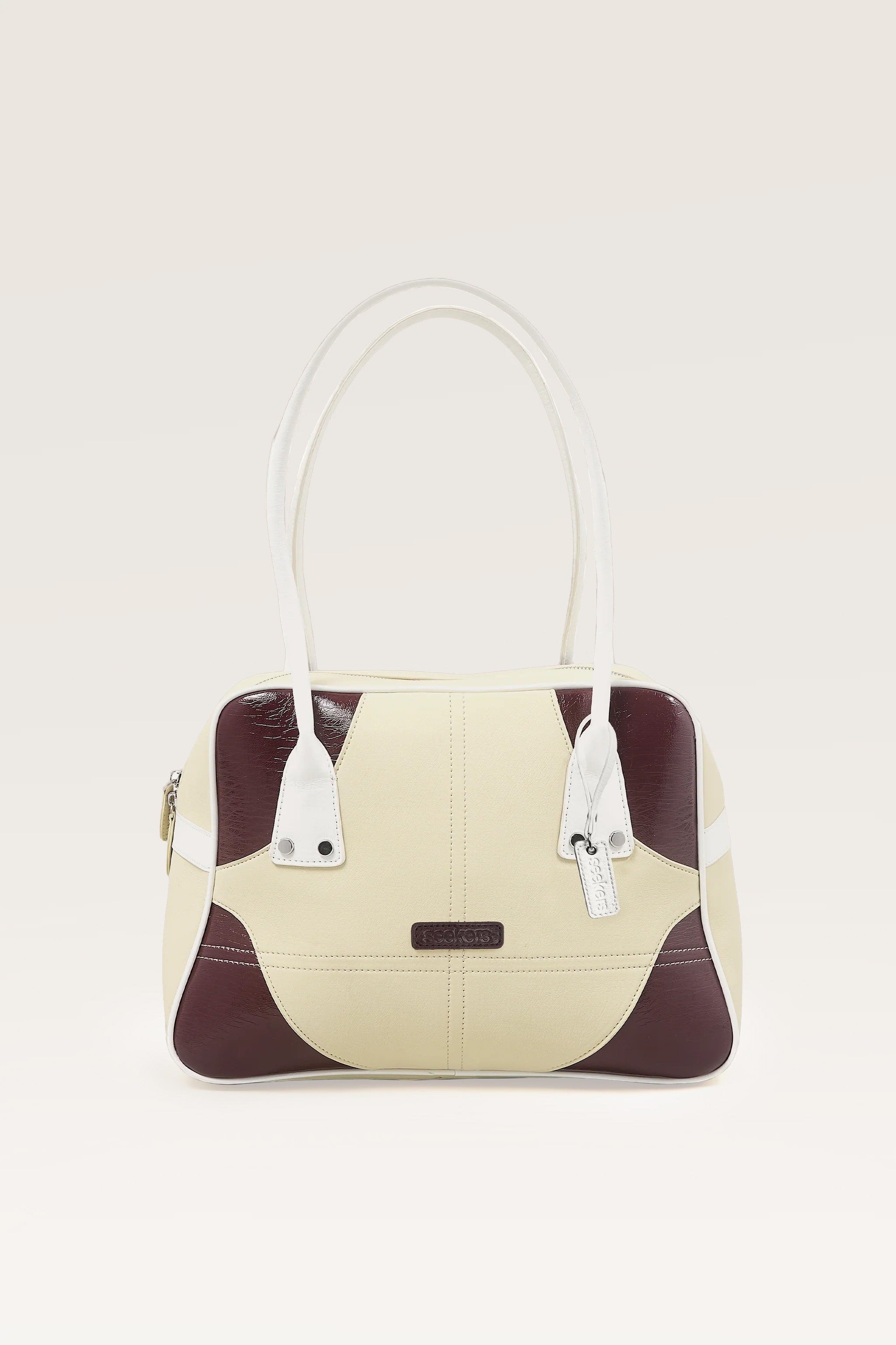 Kitty Shoulder Bowling Bag in Multi Apple