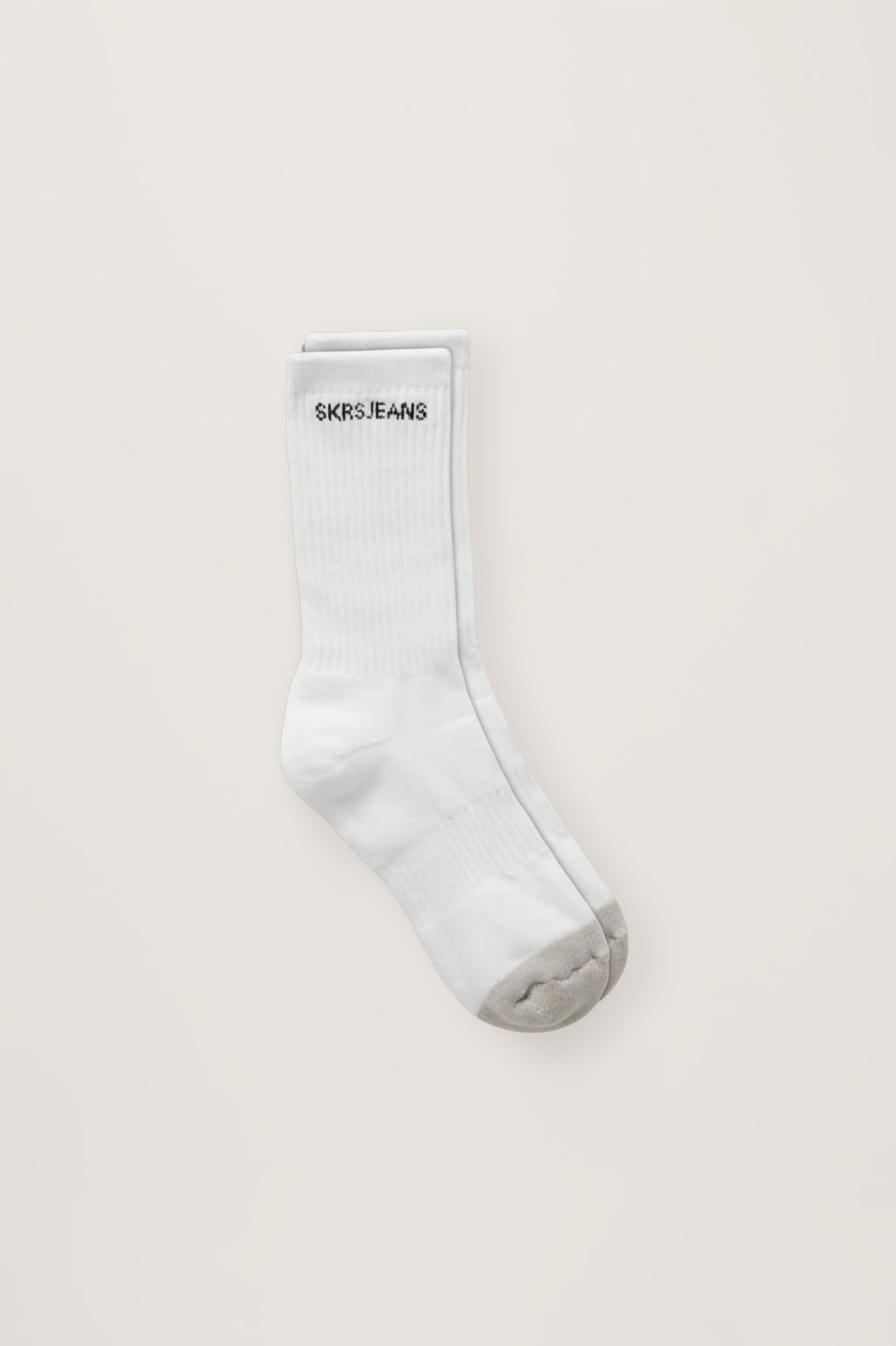 SKRS Classic Crew Socks in White