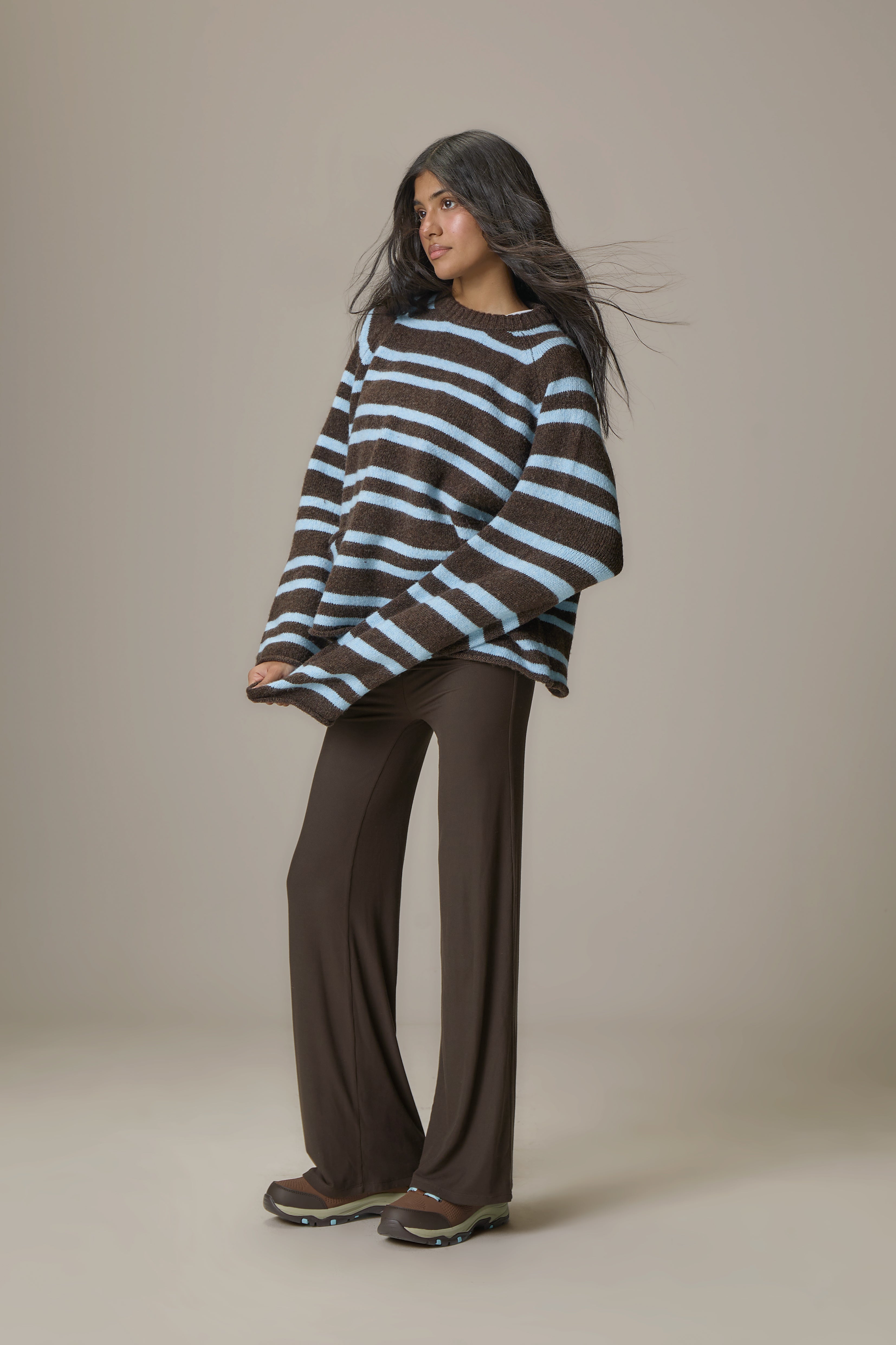 Jumble Stripe Knit Jumper