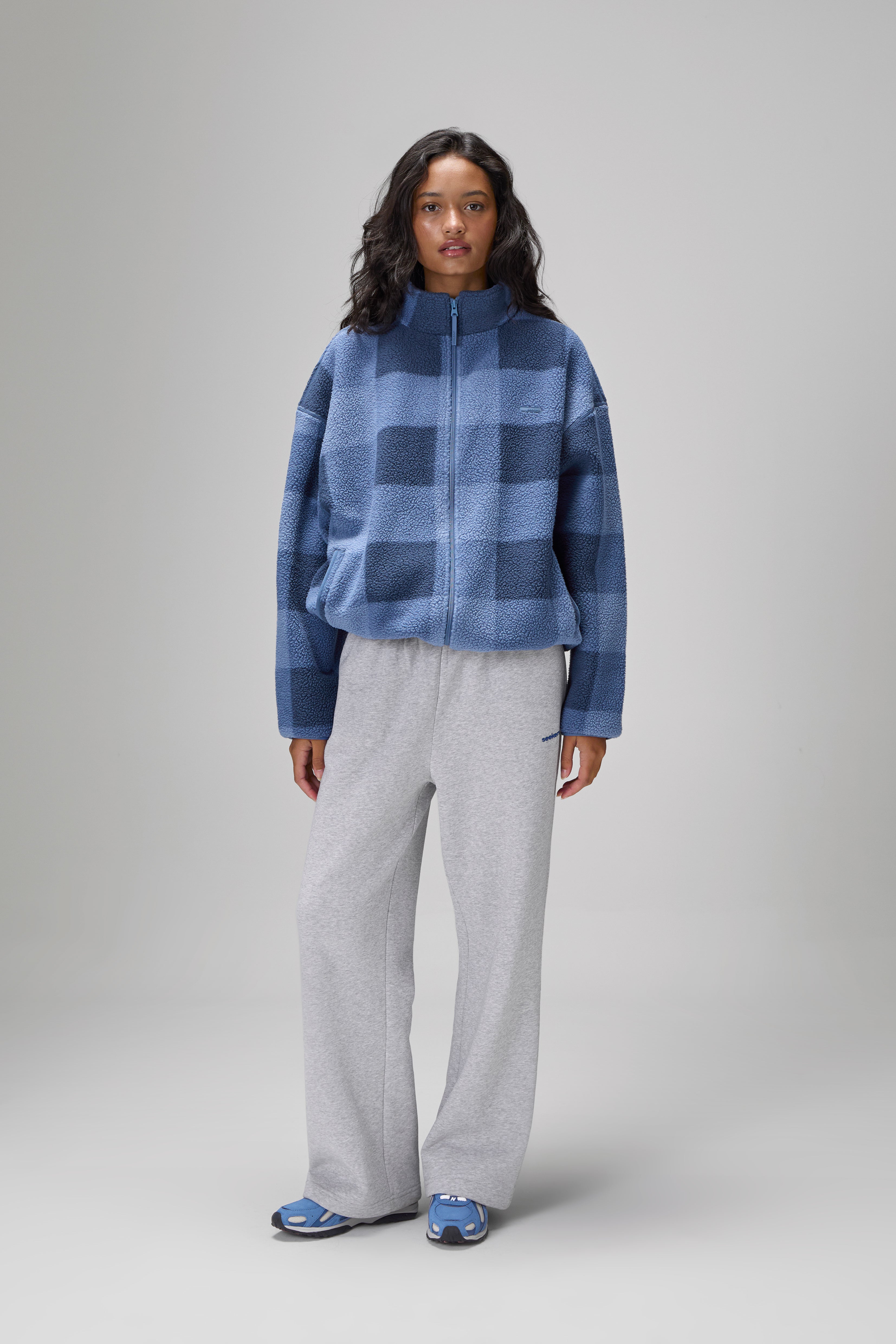Farley Fleece in Blue