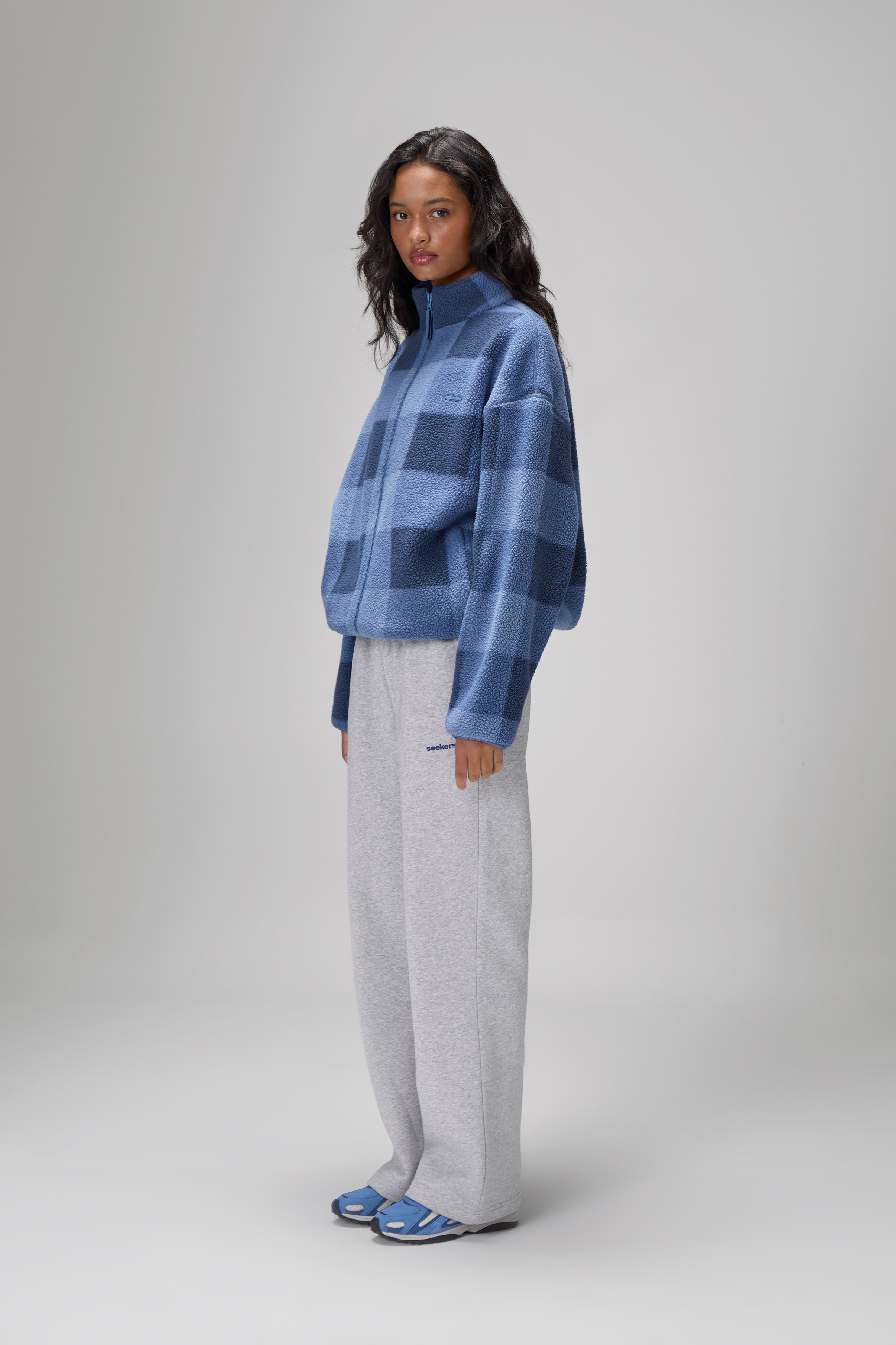 Farley Fleece in Blue