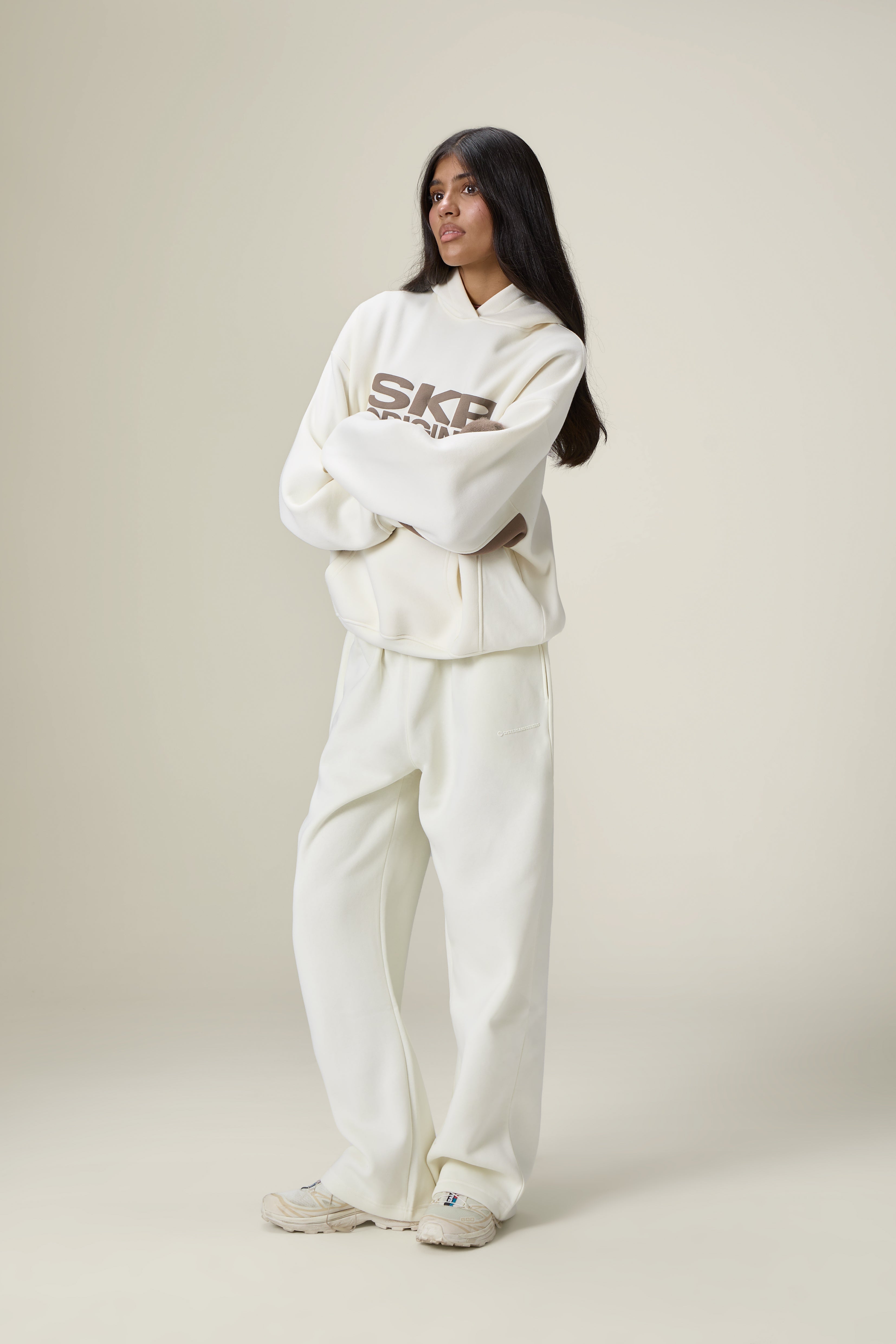 Seekers Originals Panel Hoodie in Cream Balm