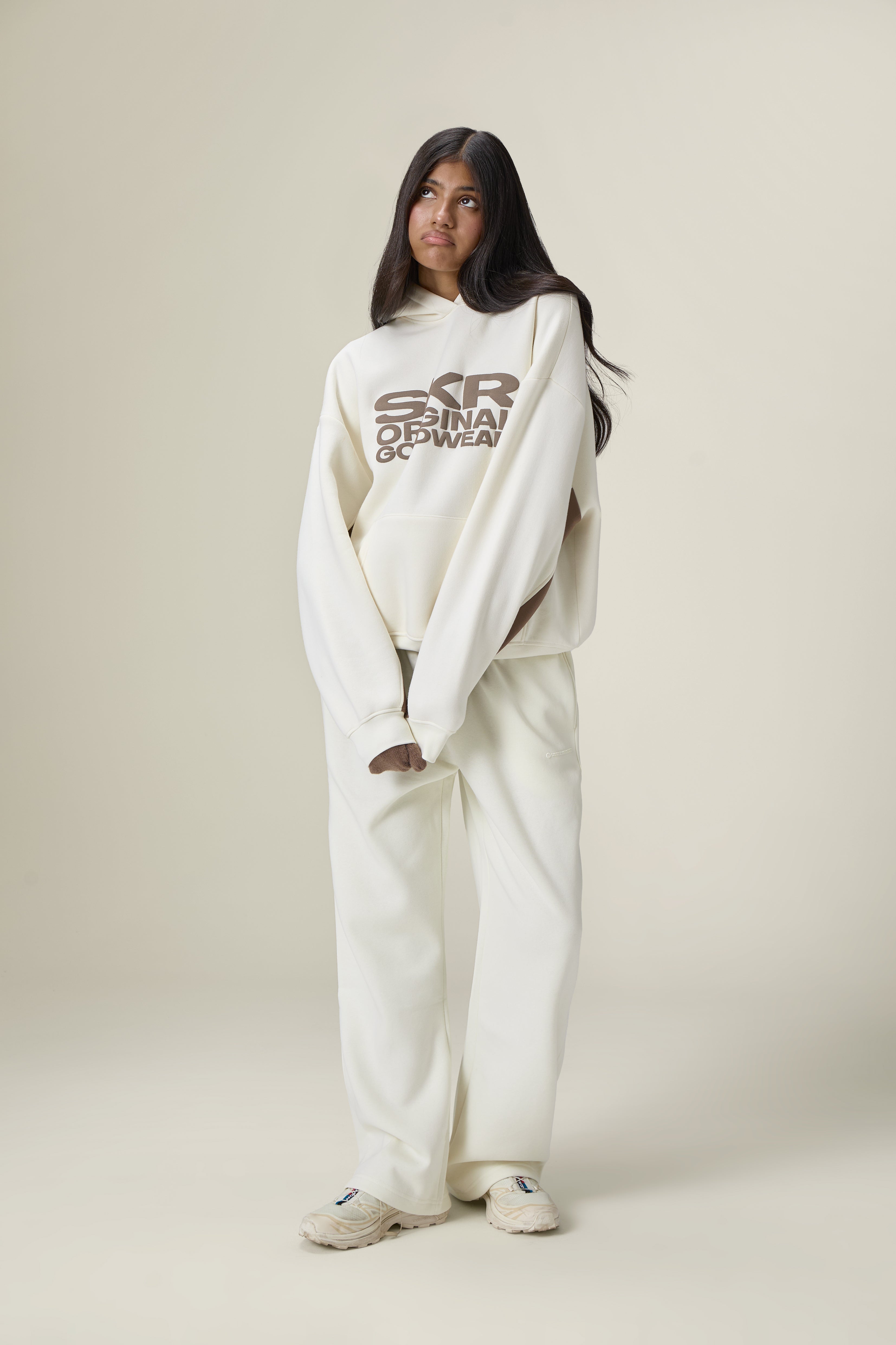 Seekers Originals Panel Hoodie in Cream Balm