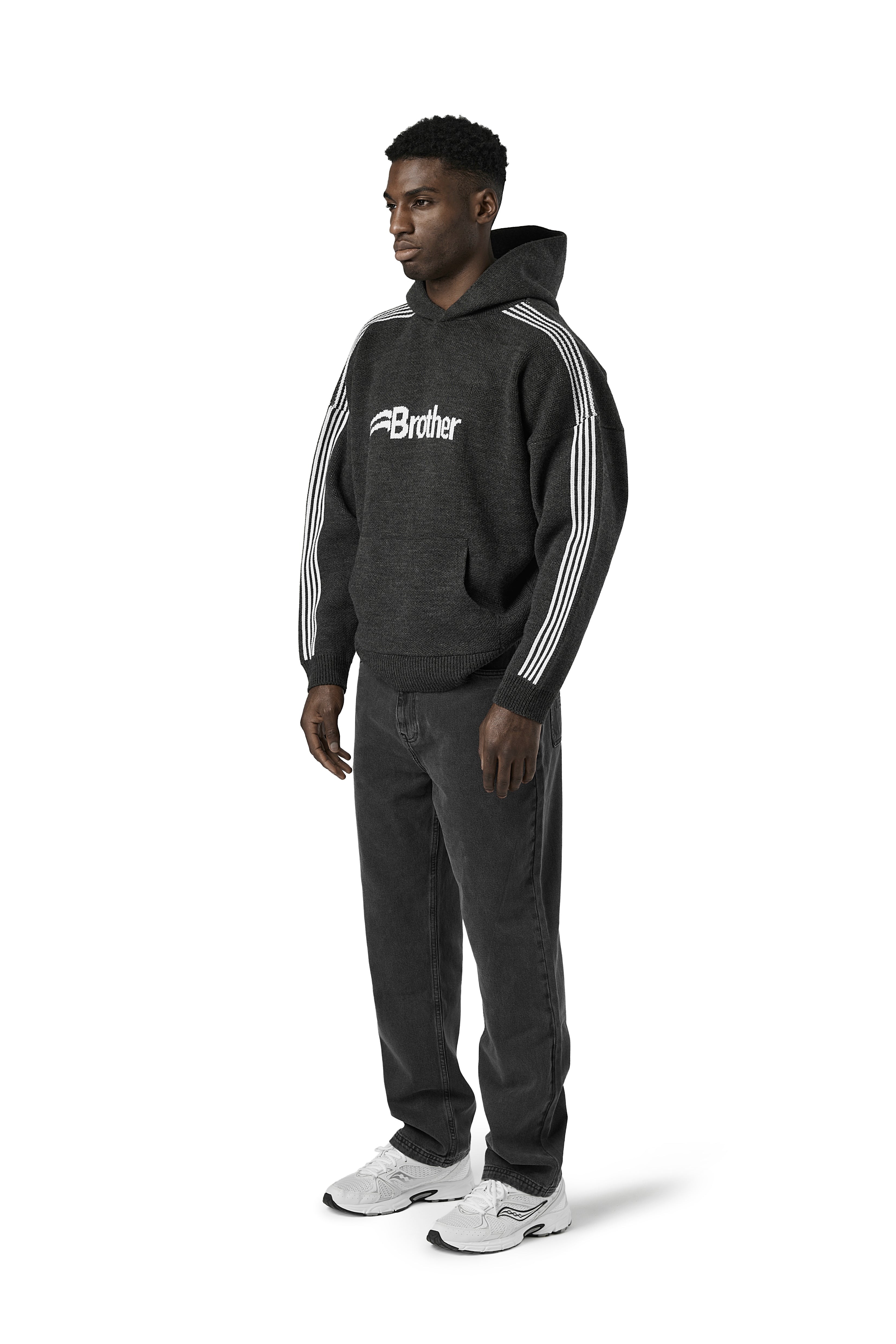 Track Knit Hoodie