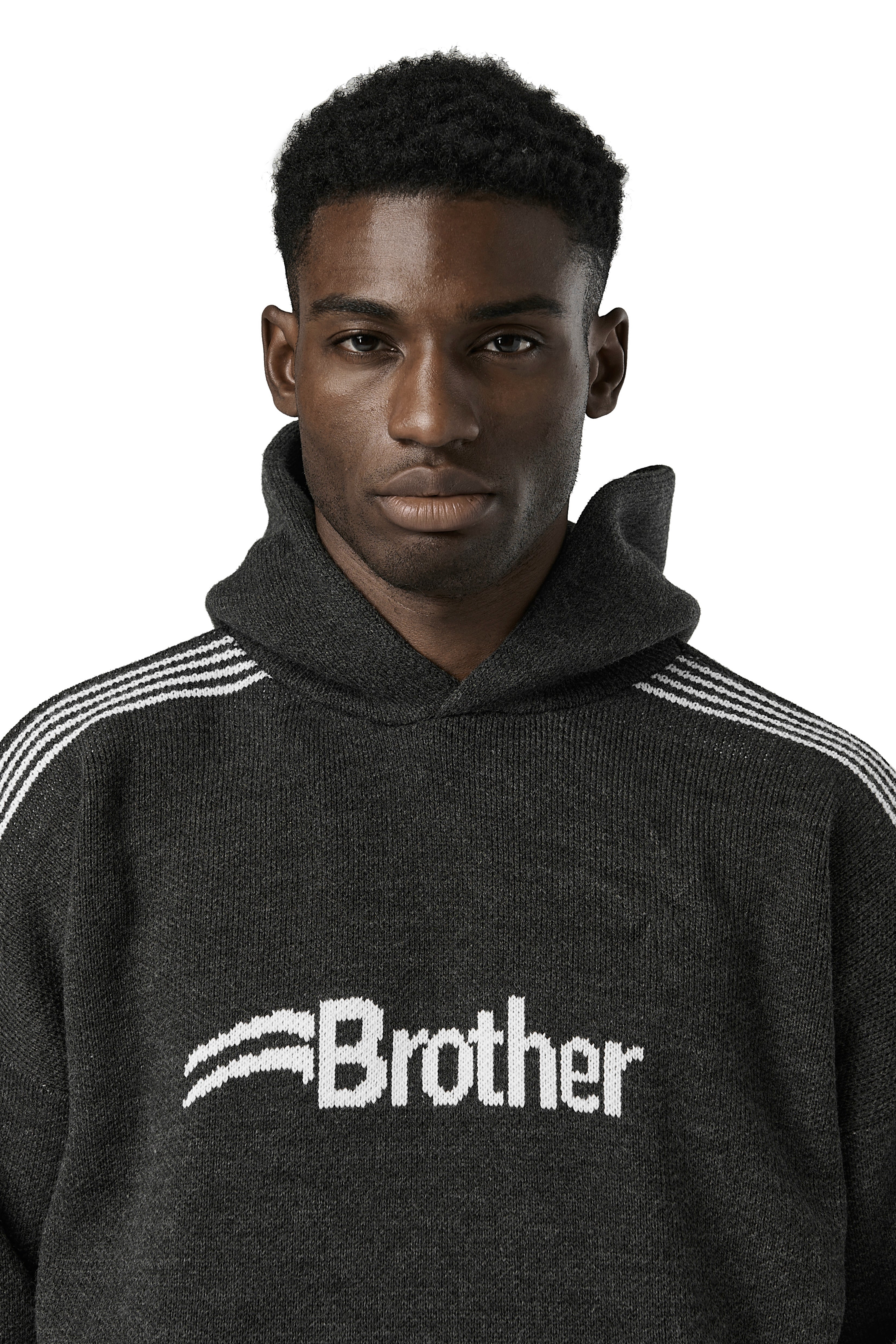 Track Knit Hoodie