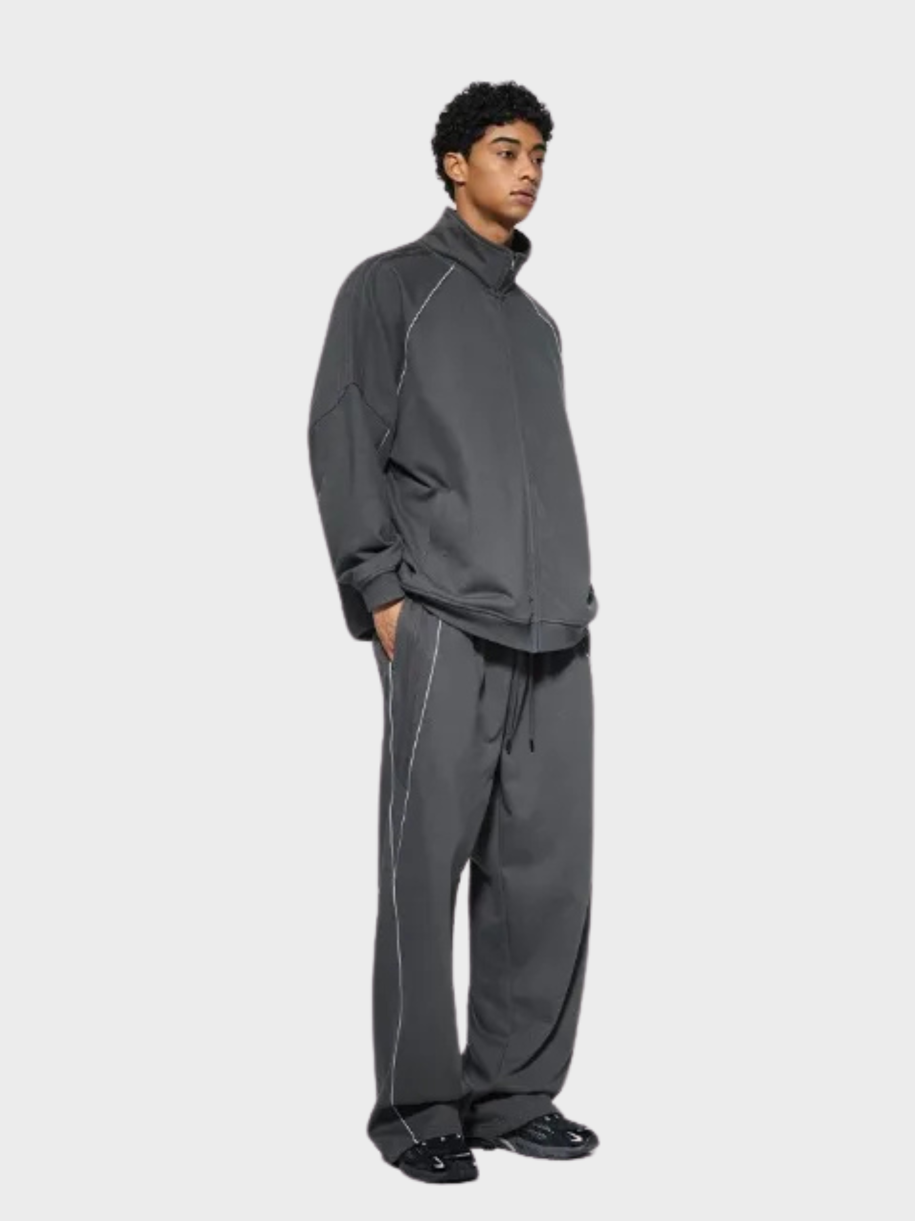 Amalfi Reflective Track Zip Jacket