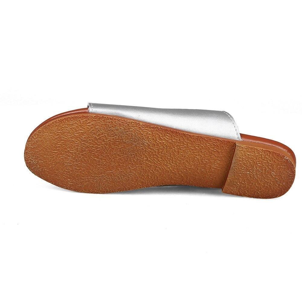 Vintage Flat Sandals for Bunions - Wide Fit, Elegant Daily Comfort