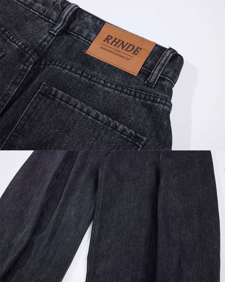 Winter New Vintage Balloon Wide-Leg Jeans