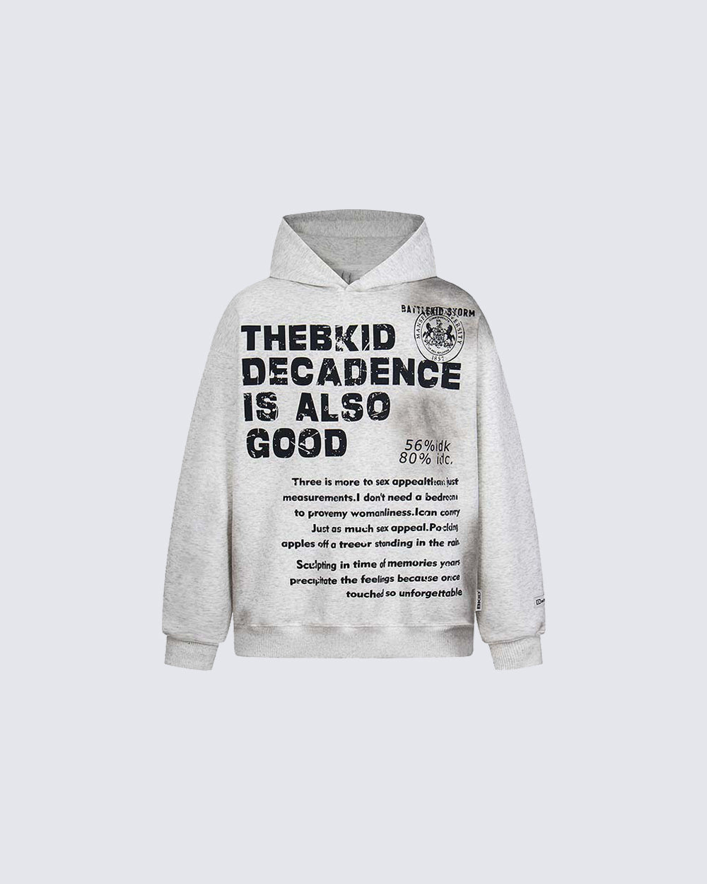Graphic Letter Hooded Sweatshirt