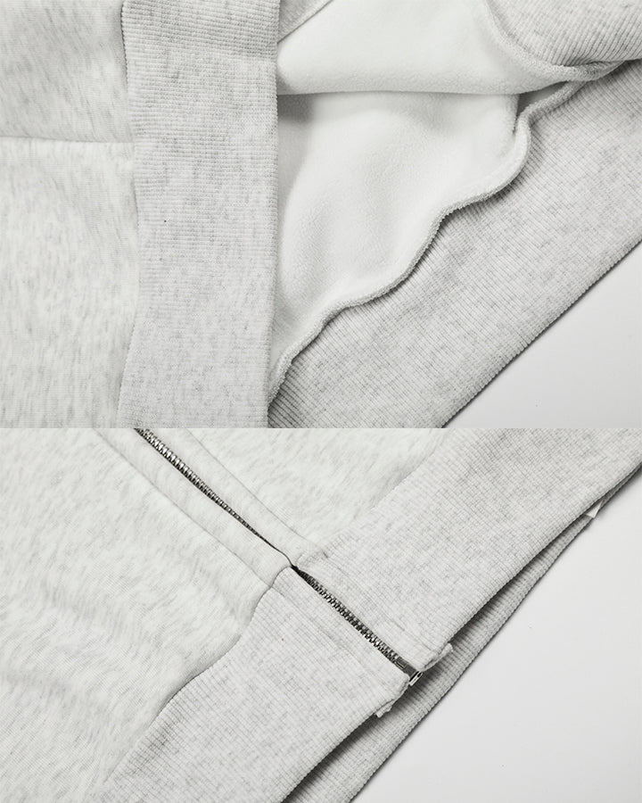 Winter New Full-Face Hooded Zip Sweatshirt