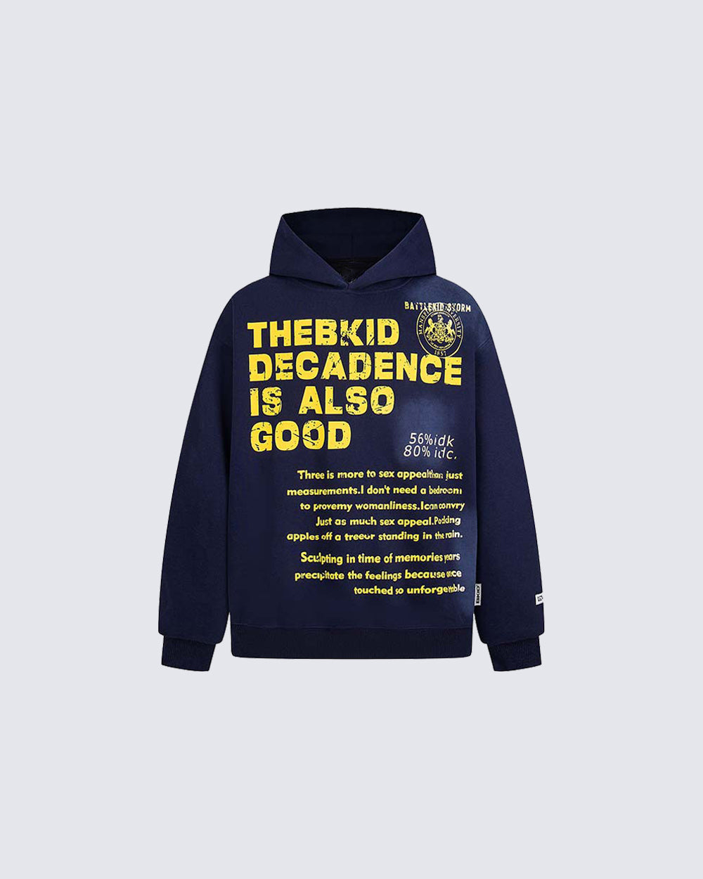 Graphic Letter Hooded Sweatshirt