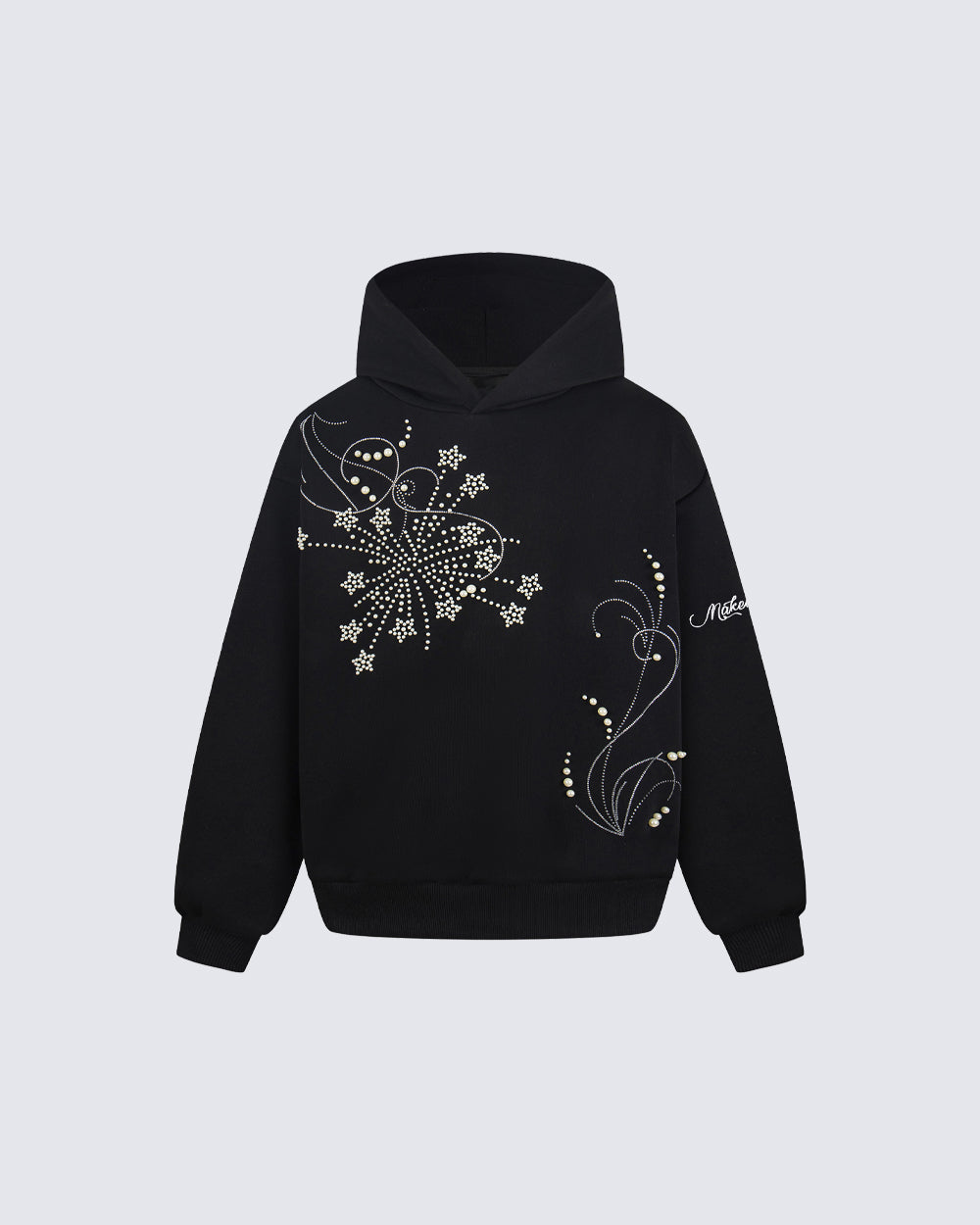 Vintage Studded Firework Hoodie
