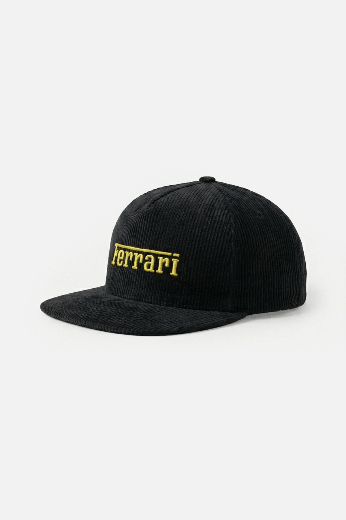 Ferrari Vintage Corduroy Cap – Black