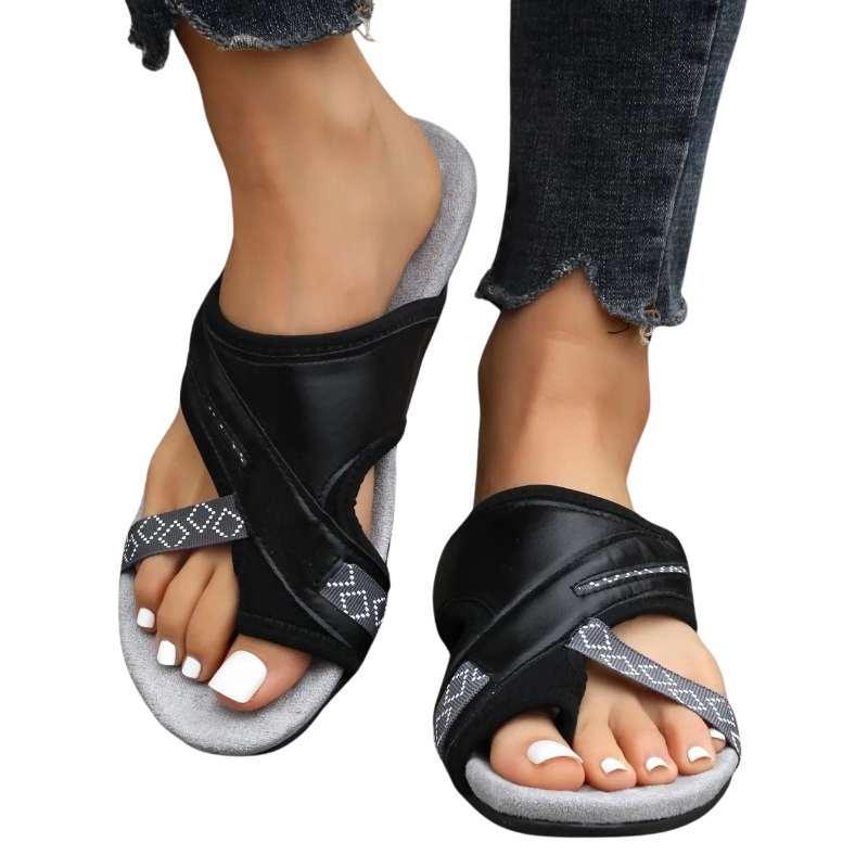 Flip Flops for Bunions — Extra Wide Fit, Arch Support, Deep Heel Cup
