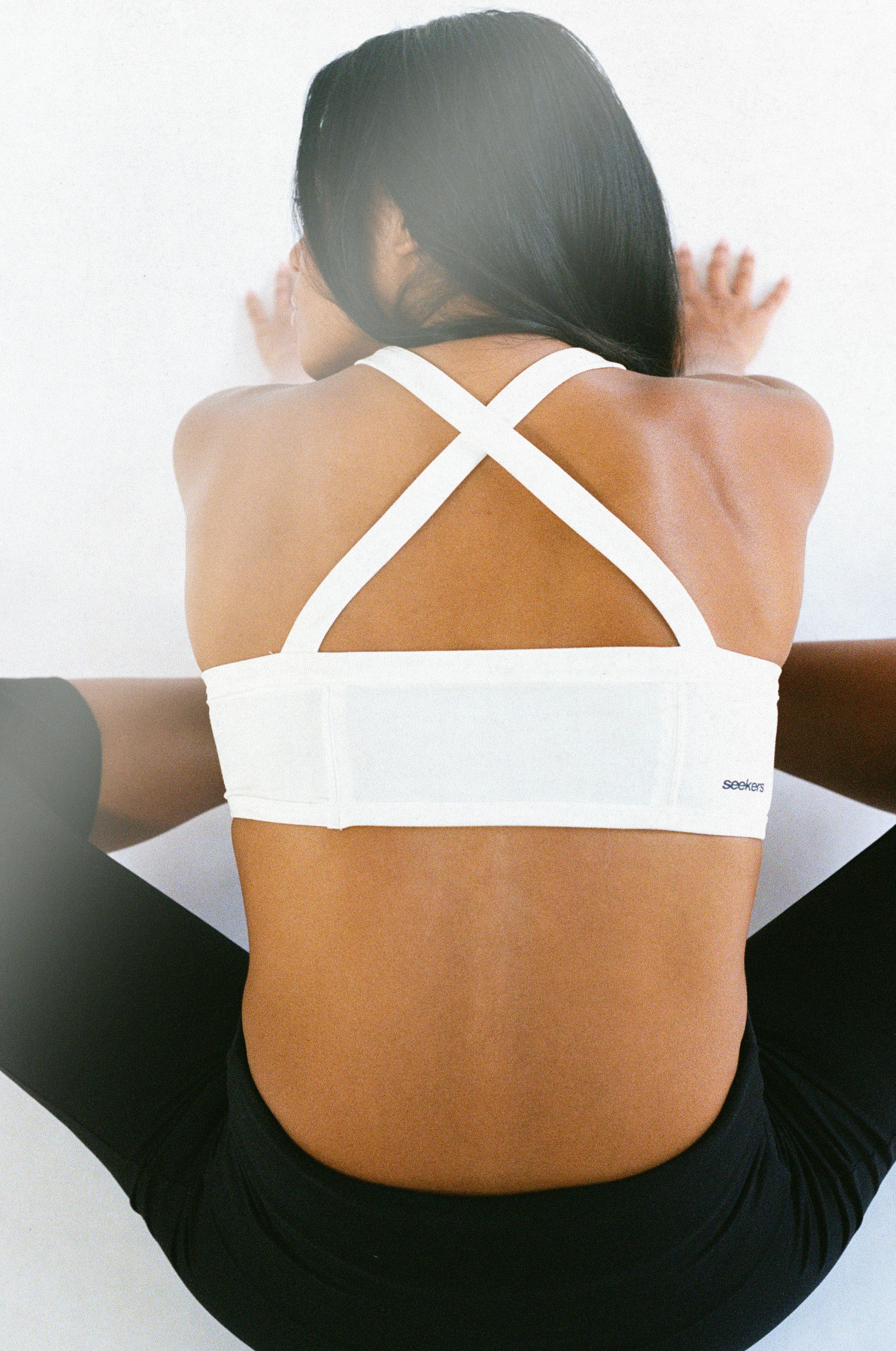 Seekers Active Sports Bra in White