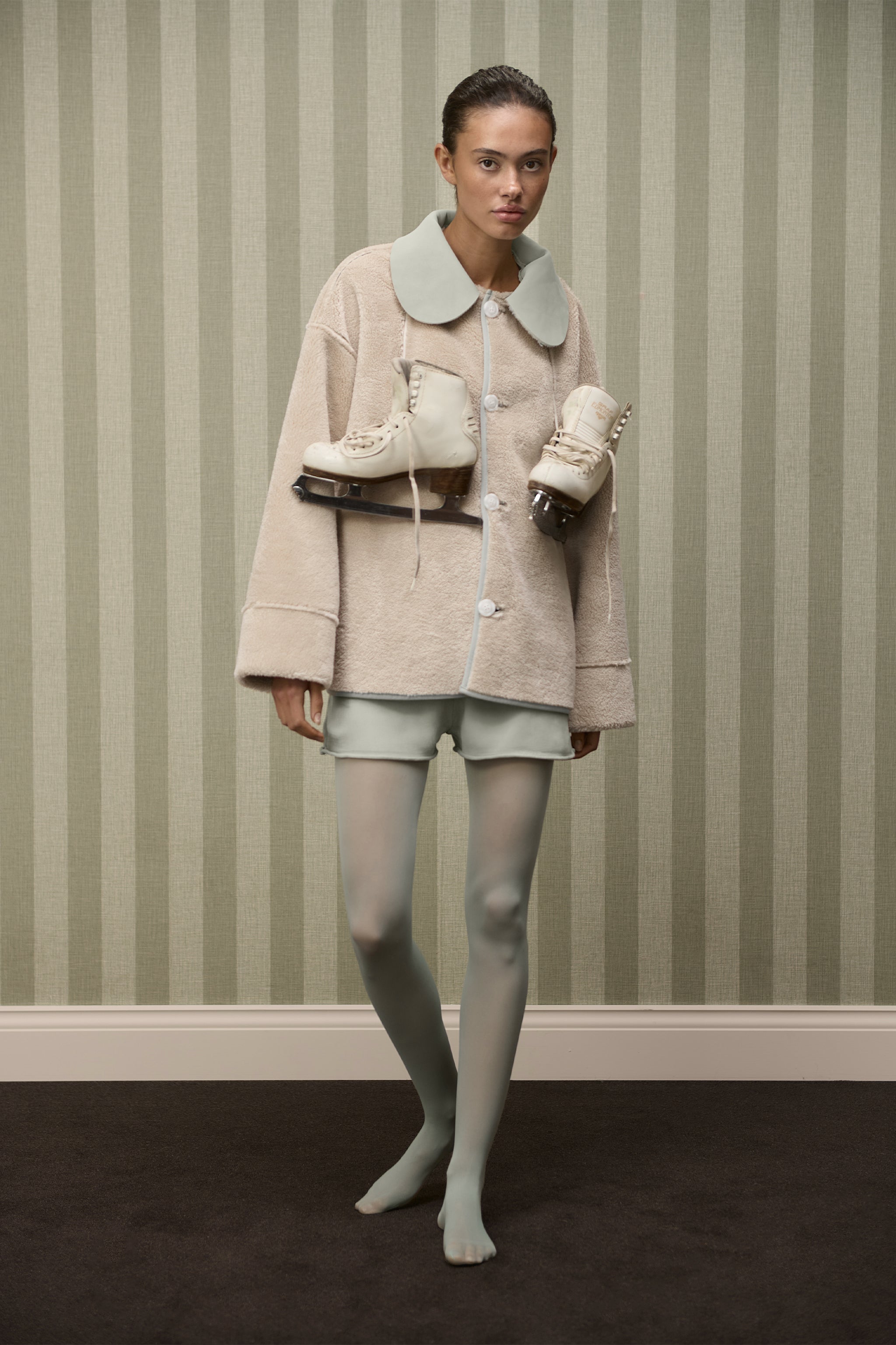 Tumble Sheer Tights in Mint