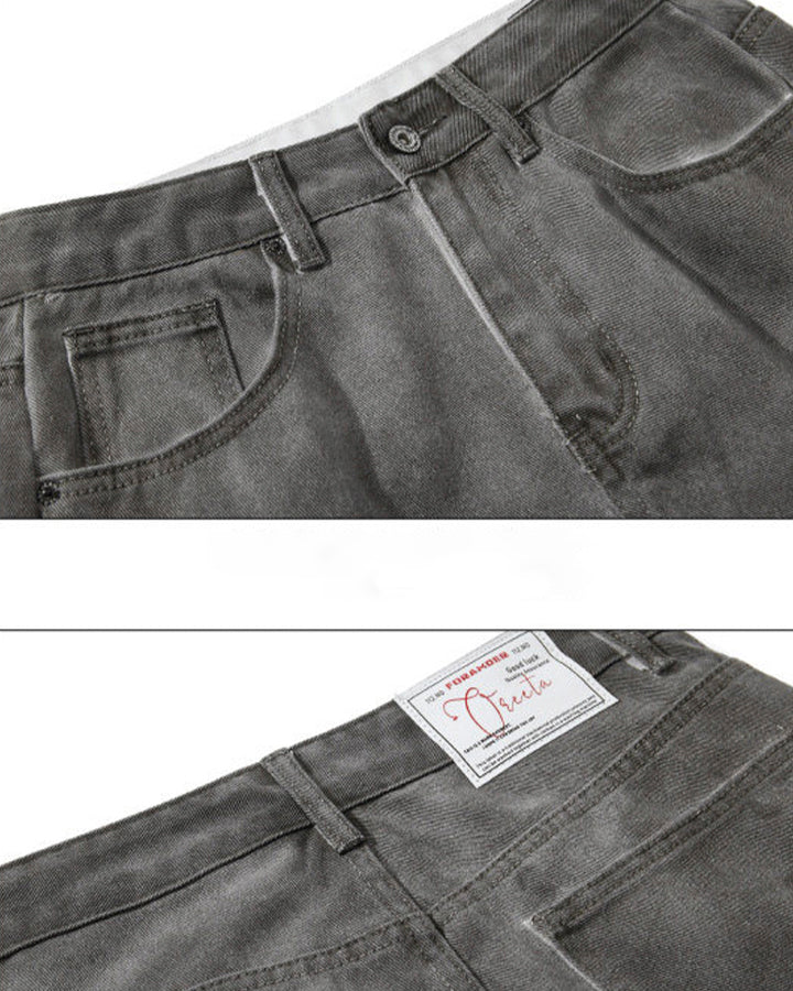 Wasteland Washed Distressed Denim Pants