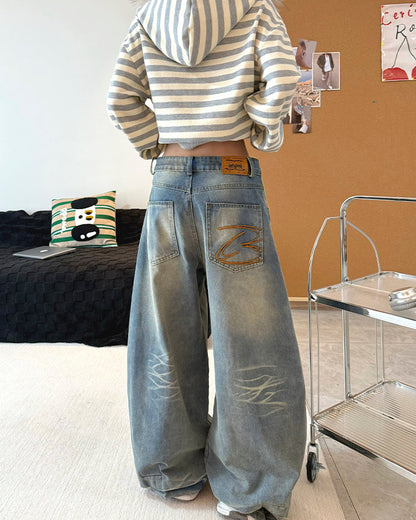 2026 American Vintage Wide-Leg Jeans