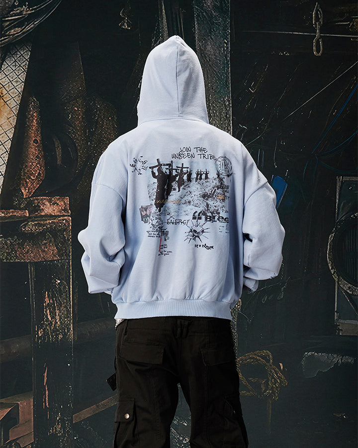 Spring New Zip Up Hoodie Sweatshirt