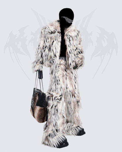 Faux Fur Statement Pants