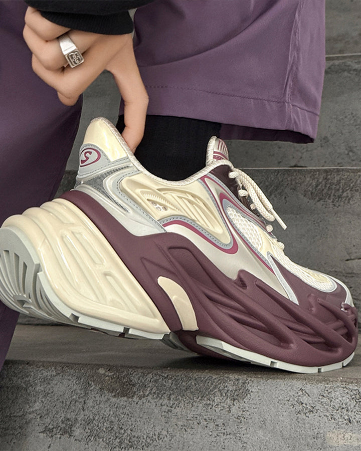 Mecha-Style Height-Increasing Chunky Sneakers