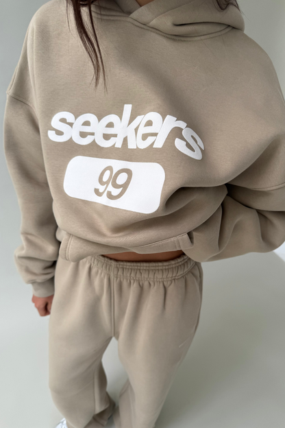 Seekers Tabby Original Hoodie in Beige