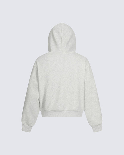 Winter New Full-Face Hooded Zip Sweatshirt