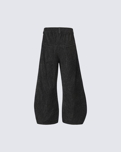 Vintage Casual Denim with Studded Details