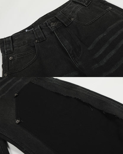 Personalized Washed Design Jeans