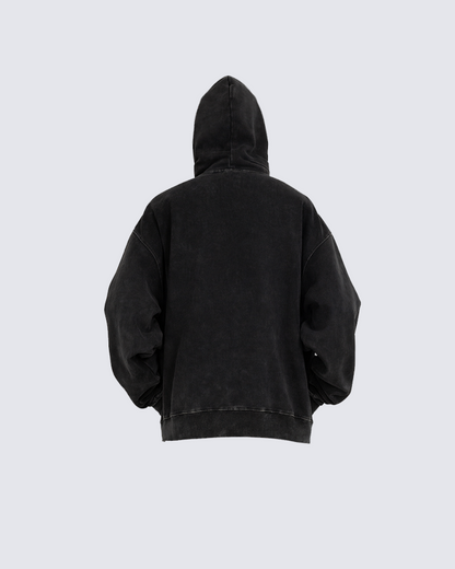 Rose Skull Graphic Hoodie