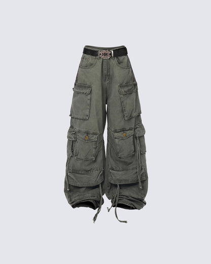 Multi-Pocket Utility Cargo Pants