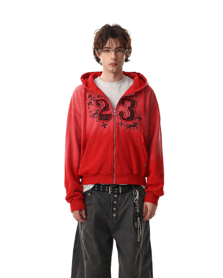 New Wasteland Style Zip Hoodie