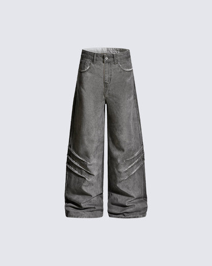 Wasteland Washed Distressed Denim Pants