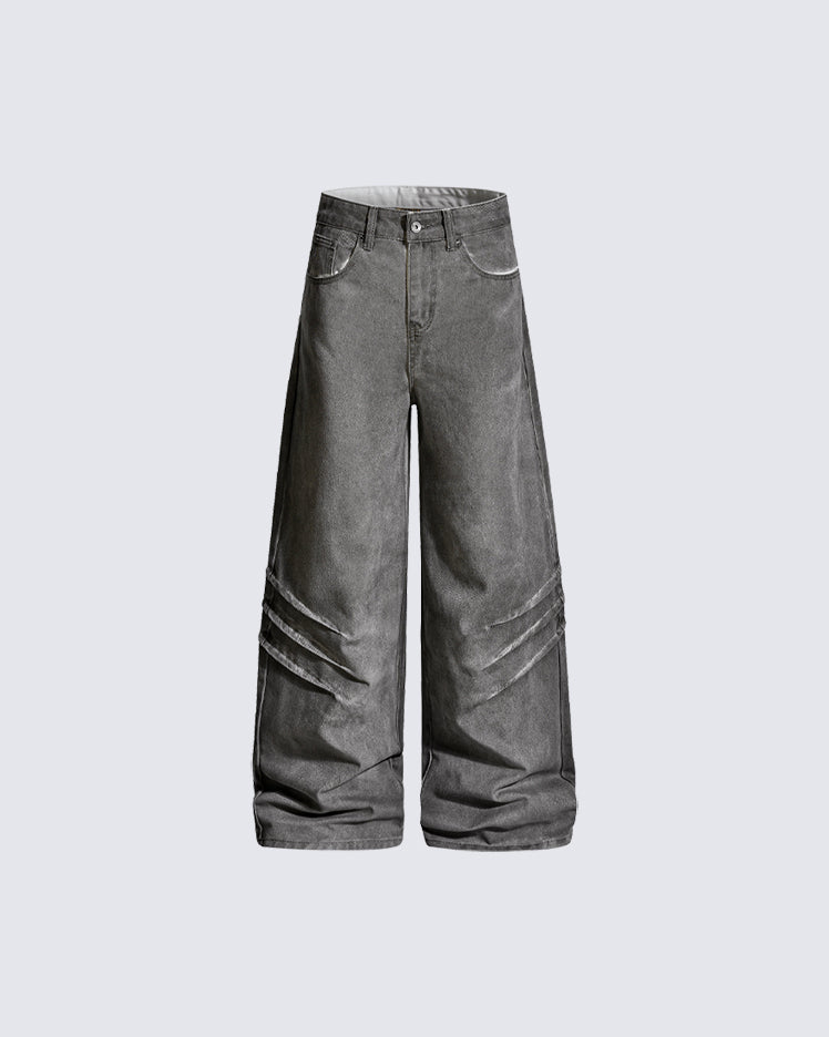 Wasteland Washed Distressed Denim Pants