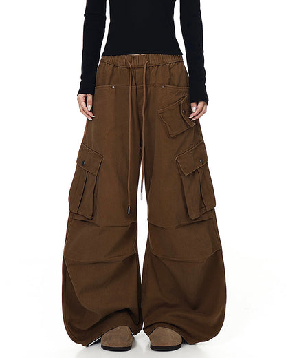 100% Cotton Multi-Pocket Cargo Pants